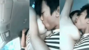 ABG Sange Sepong Kontol Di Mobil
