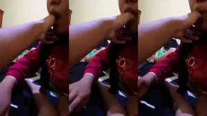 Ngewein Pacar Hijab Hitam  Di kosan