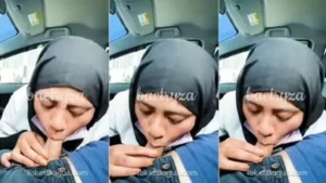 Hijab Muslim Emut Peler Di Mobil