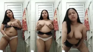 Pamer Toket Gede Sama Teman BBW